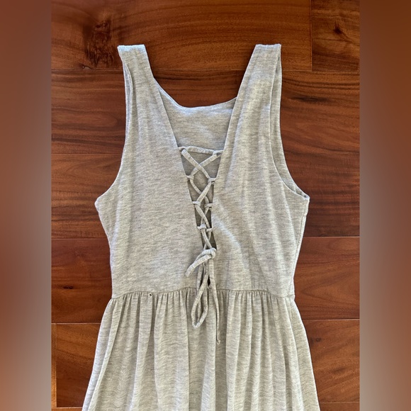 Florencia Arias tan/gold maxi dress size L - Picture 5 of 7